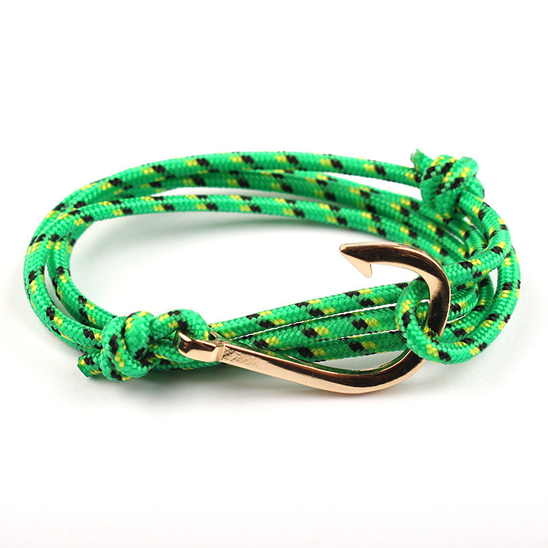 Justerbart Paracord Ankararmband Kvinna Män Berlockarmband