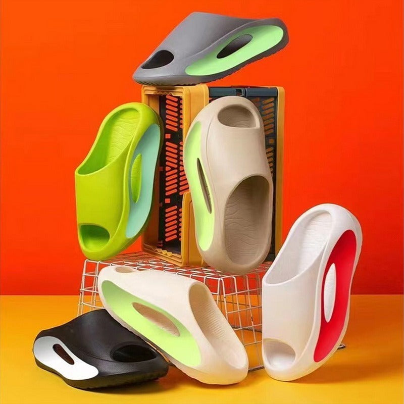 Ins Tofflor Kvinnor Män Peep Toe Slipper Summer Hollow Unisex Sport Beach Shoes