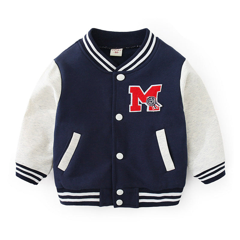 Ensemble de pull de baseball veste cardigan pour enfants