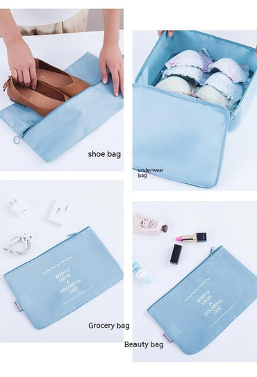 Waterproof Travel Buggy Bag Set - 9PCS Storage Bags