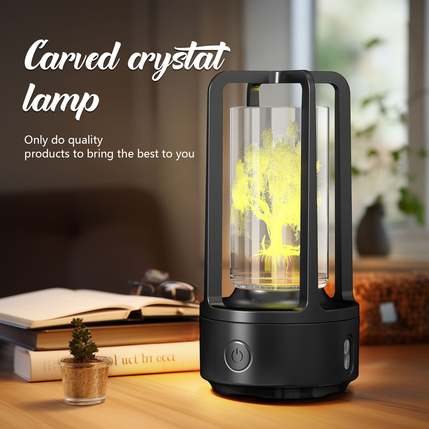 Creative 2 i 1 ljud akryl kristall lampa och Bluetooth-högtalare Alla hjärtans dag gåva Touch nattlampa