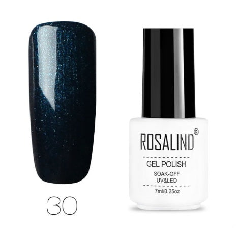 ROSALIND Pure Colors Gel Polish Collection - 7ML | 58 Colors + Base/Top UV/LED