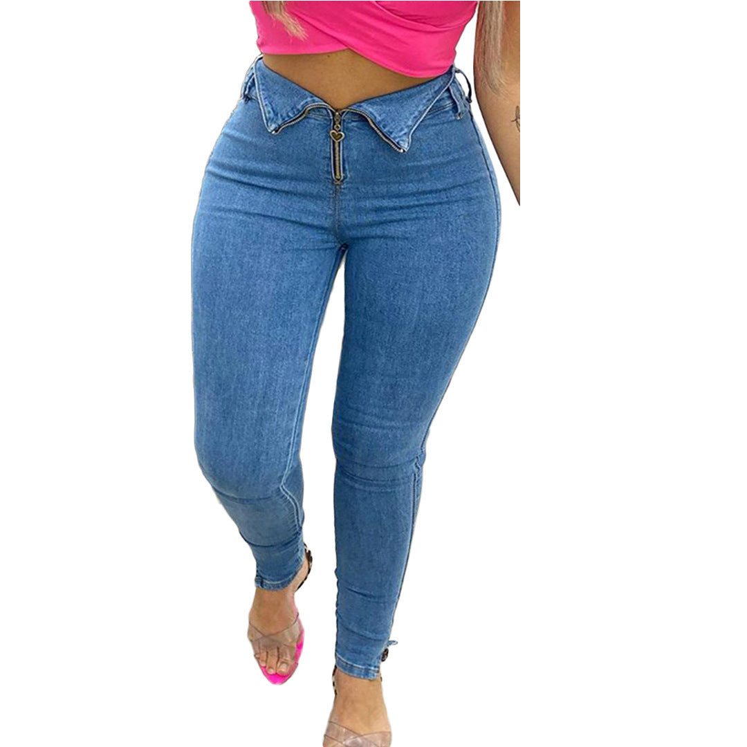 Jeans décontractés à la mode avec un jean