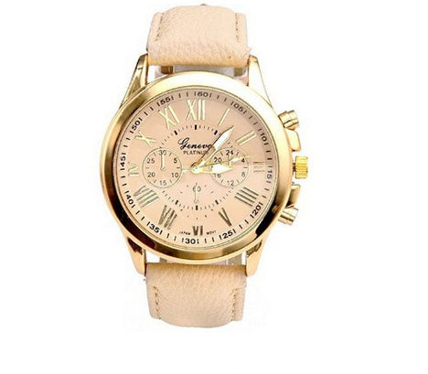 Three Eye Watches Retro GENEVA Geneva Students Couples Watches Men's Belts Quartz Trends Watches - Stylish Functional Reliable Trendy Timeless Modern