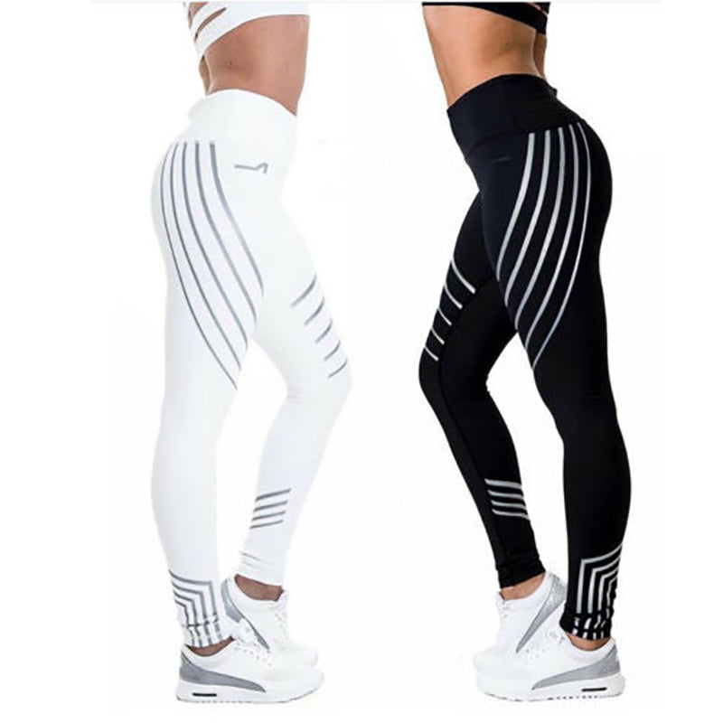Kvinnor träning Leggings byxor Kvinnor Leggins Kvinnor Fitness natt glödande höst vinter Leggings Kvinnor leginsk - Glowing Performance