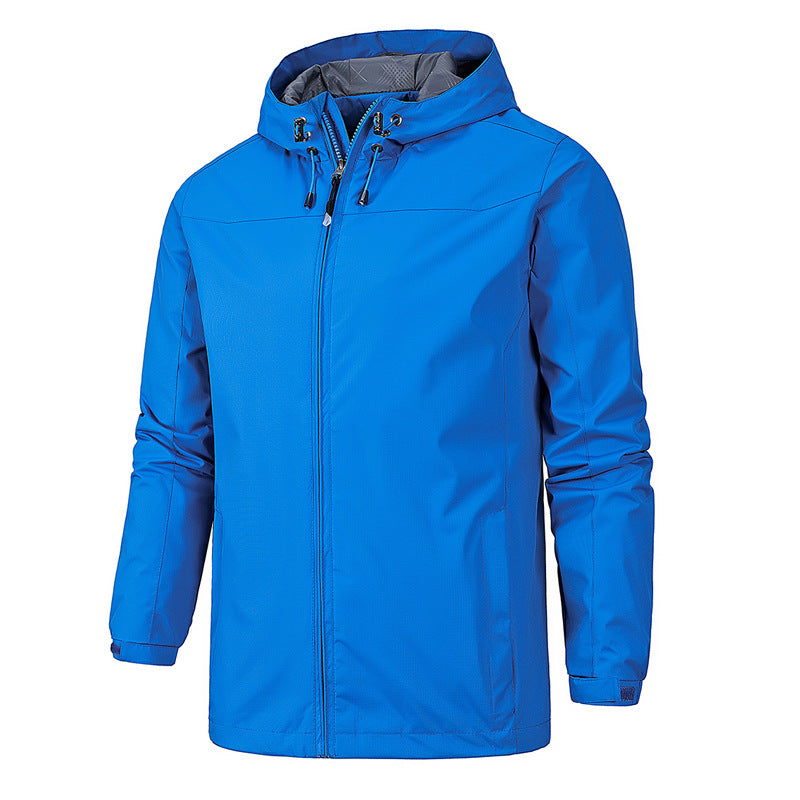 Veste d'alpinisme toutes saisons coupe-vent et imperméable pour hommes