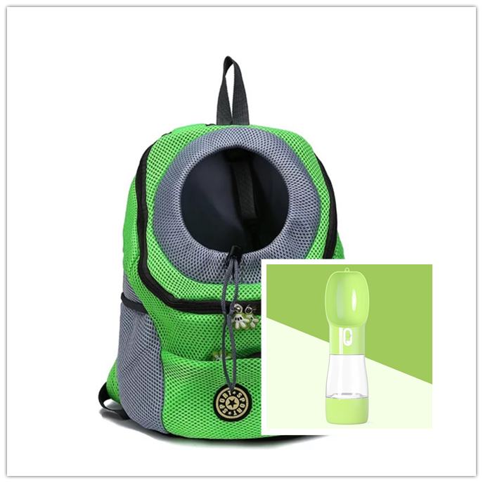 Pet Dog Carrier Carrier For Dogs Ryggsäck Ut Dubbel axel Bärbar Travel Outdoor Carrier Bag Mesh