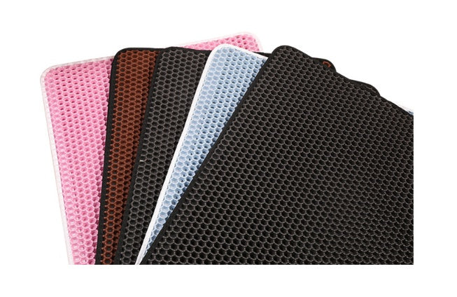 Pet Cat Litter Mat - EVA Double Layer Cat Litter Mat