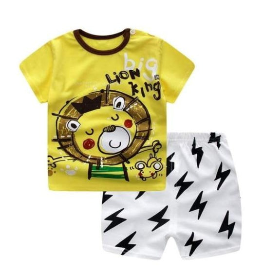 Summer Children's Clothing - Short-Sleeved Suit