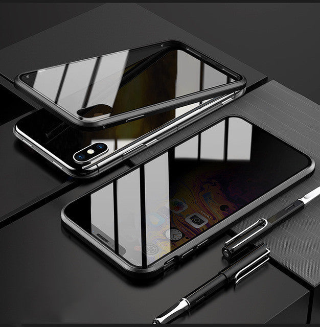 Telefonfodral Anti-peep magnetiskt skyddande skal