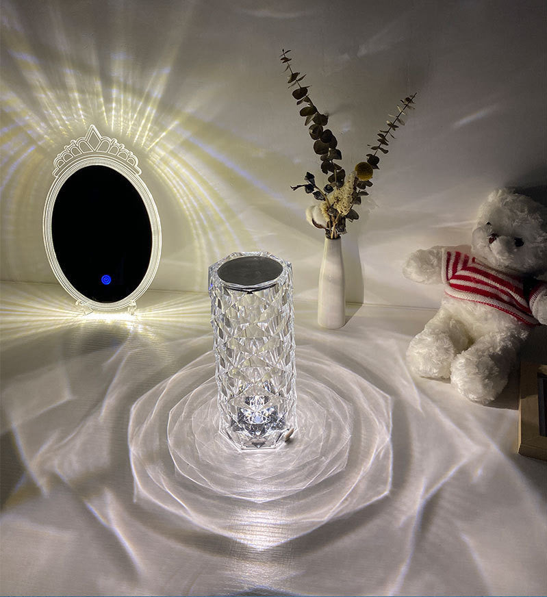 Rose Crystal Sovrum Touch Pétale Nattljus