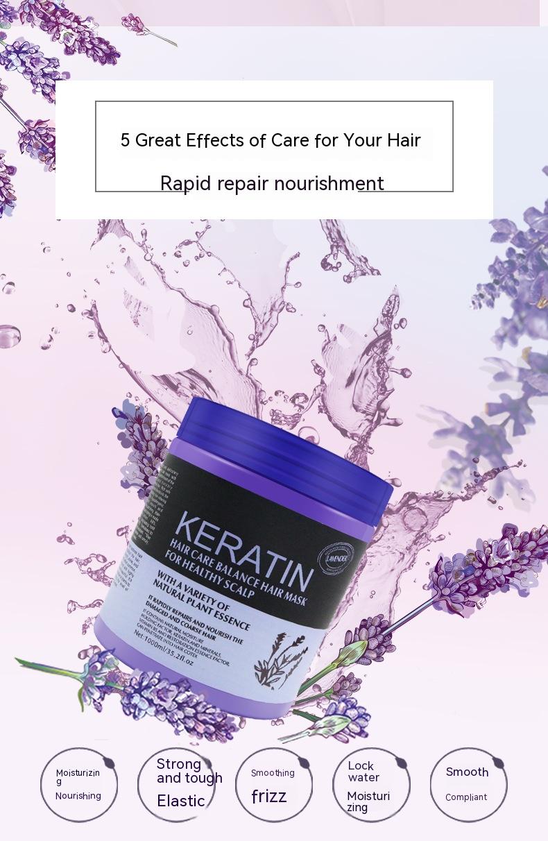 Lavendel Icke-ångad hårvård Nutrition Hårmask Multi-Effect Repair Manic Soft Hair Treatment Salva