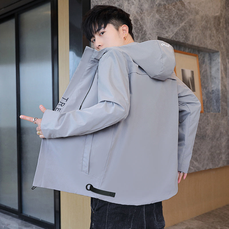 Casual Jacka Herr Baseball Uniform Trendiga toppkläder