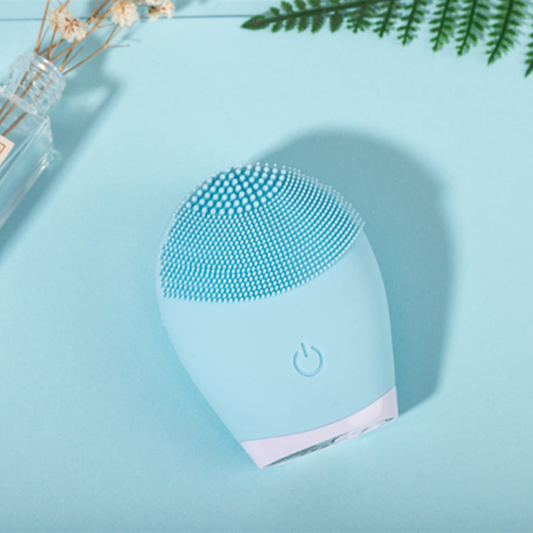 Nettoyant facial électrique à ultrasons en silicone