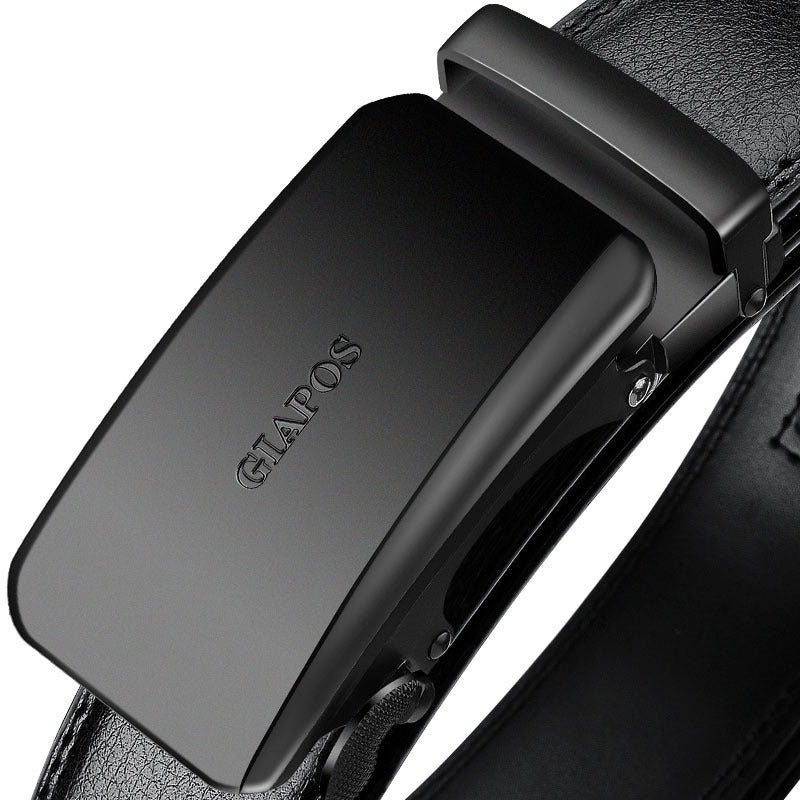 Men's Automatic Buckle Real Belt - Authentic Quality