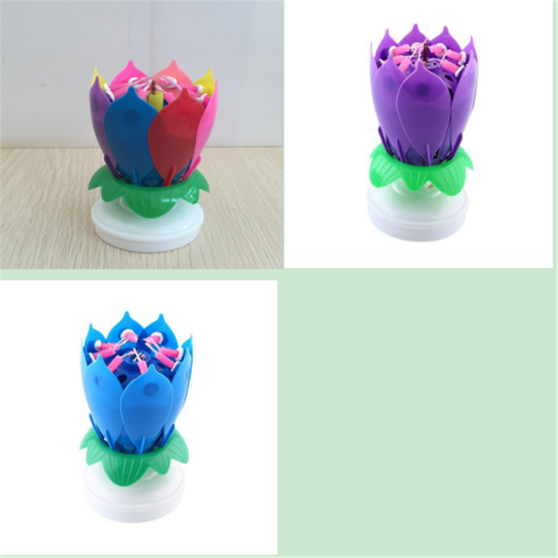 Incroyables bougies de lotus