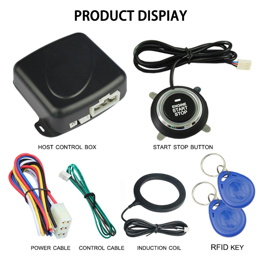 Advanced Car Anti-Theft Security System - Black ABS Electronic Device - 8.7x8.5x3cm - Driving Safety Enhancement