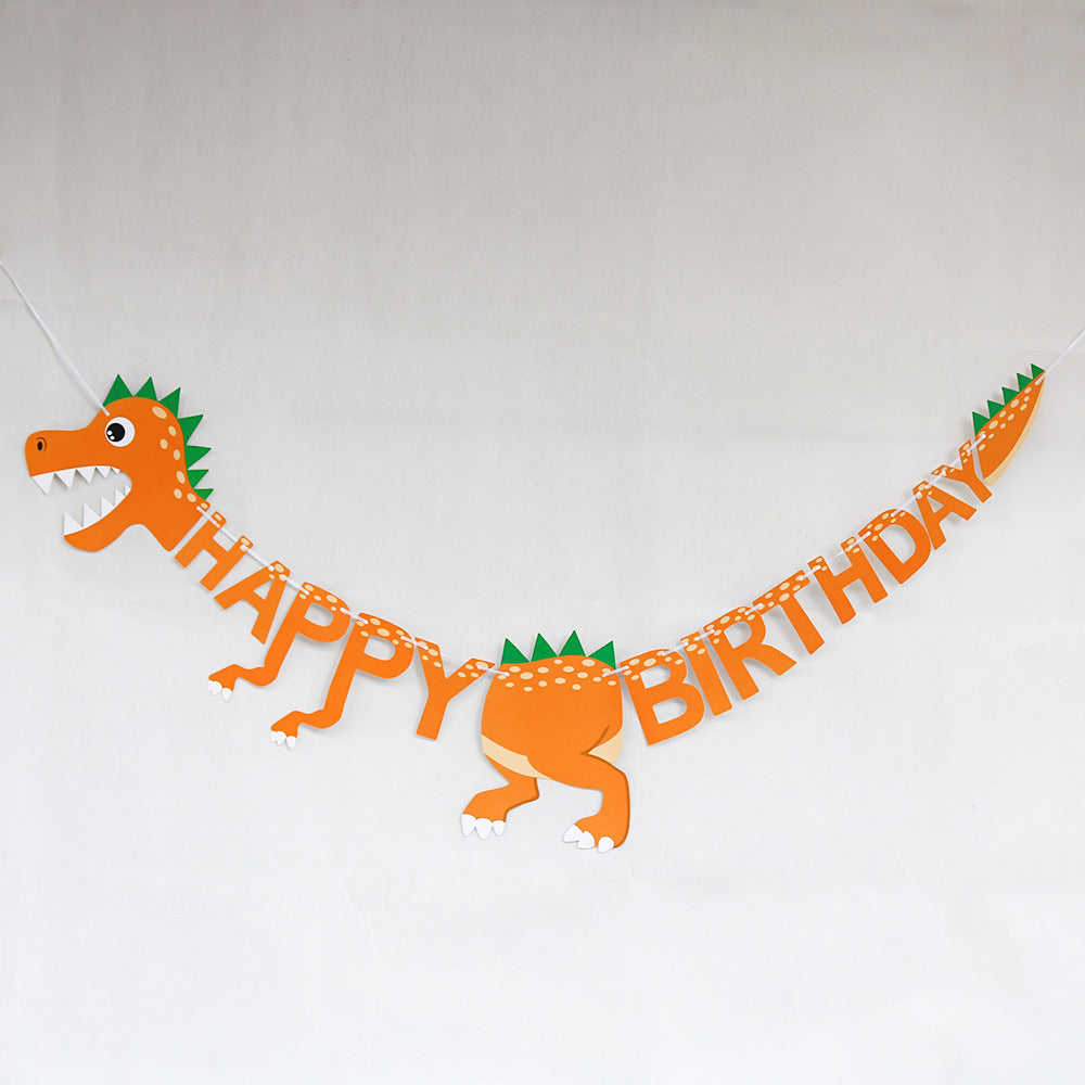 Décoration de fête dinosaure fleur de Laqila