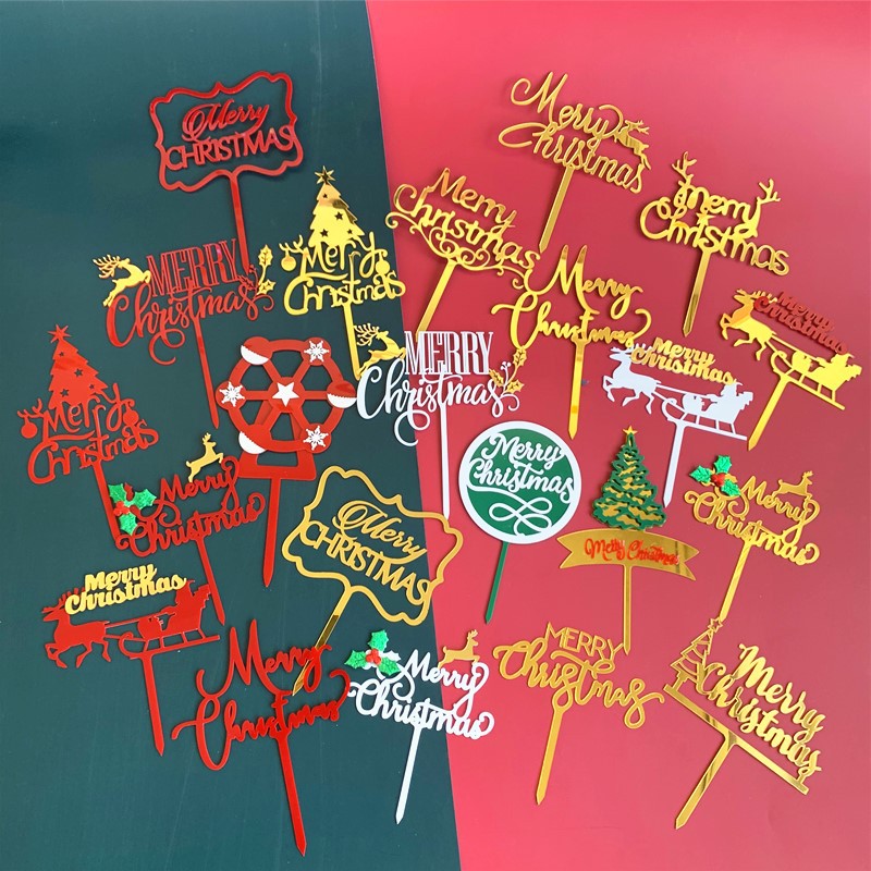 Préparez des décorations de gâteaux pour Noël