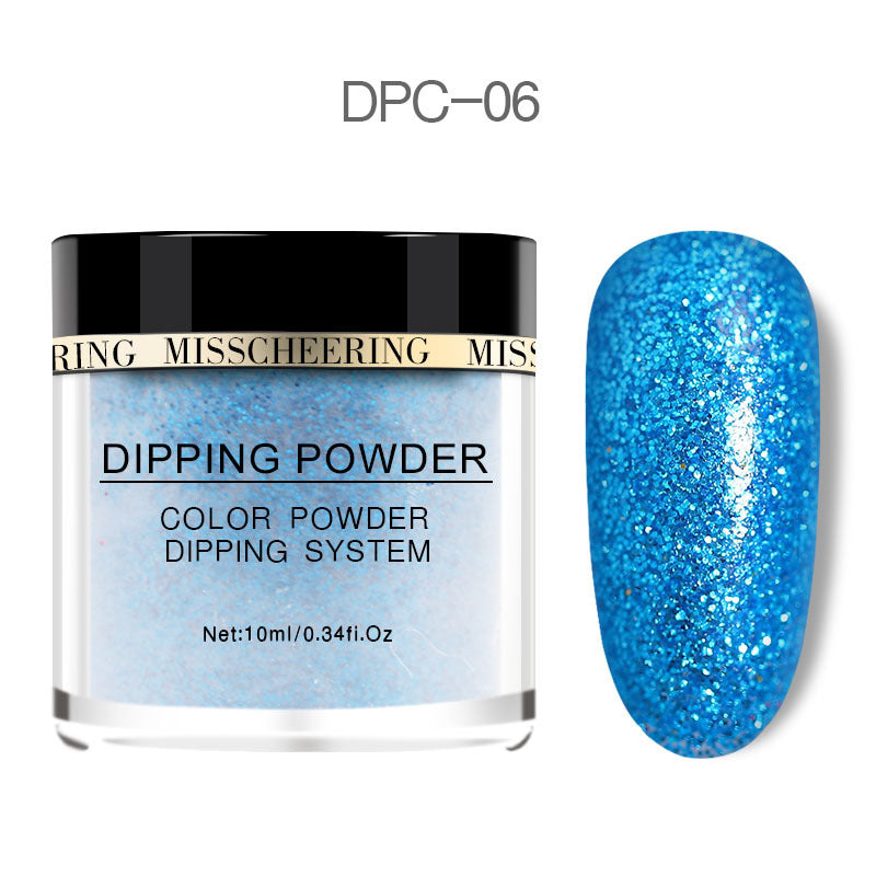 Professional Laser Glitter Nail Powder - Holographic Dip System | Long-Lasting Formula