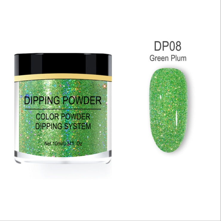 Professional Laser Glitter Nail Powder - Holographic Dip System | Long-Lasting Formula
