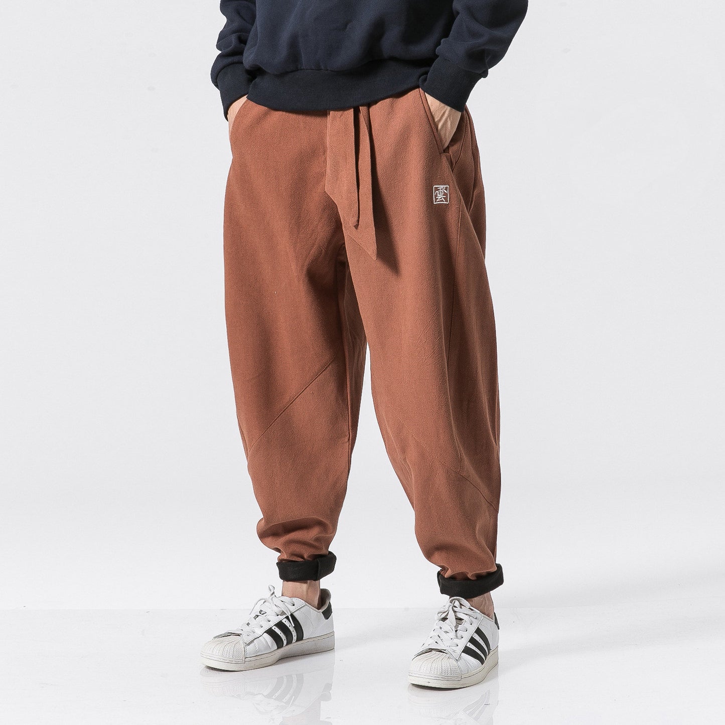 Casual byxor plus kashmir män