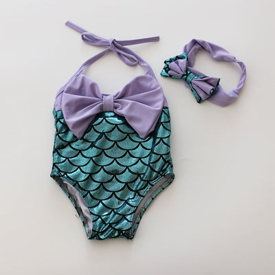 Maillot de bain jupe princesse bikini fille