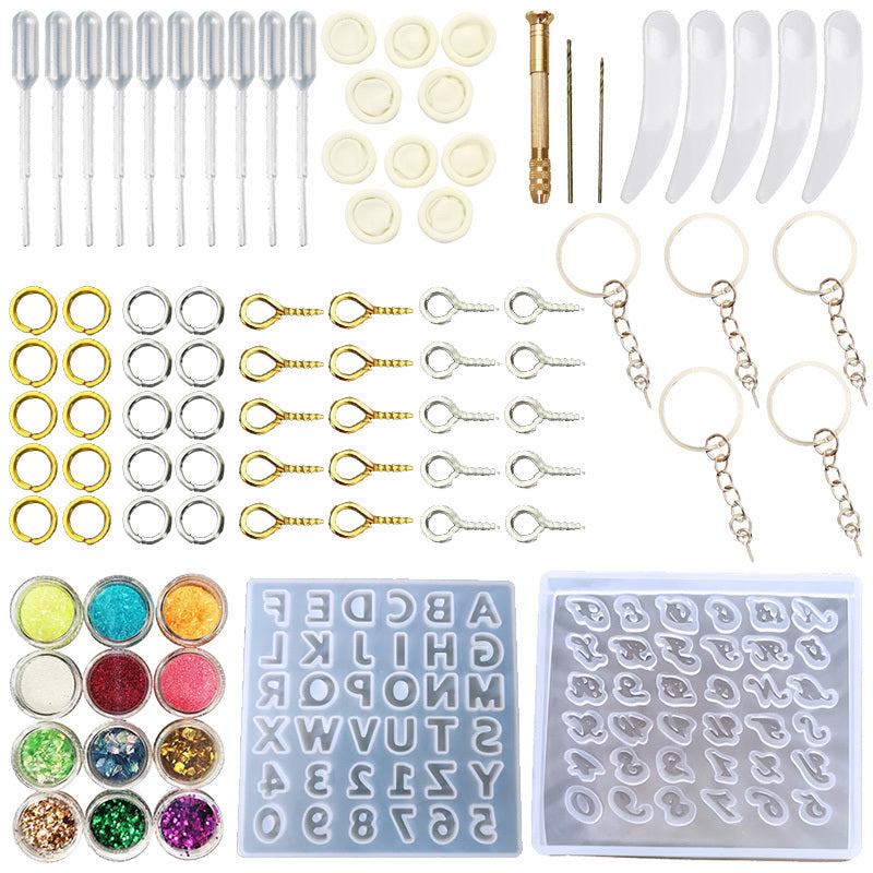 DIY Small Alphabet Mould Set for Epoxy Crafts