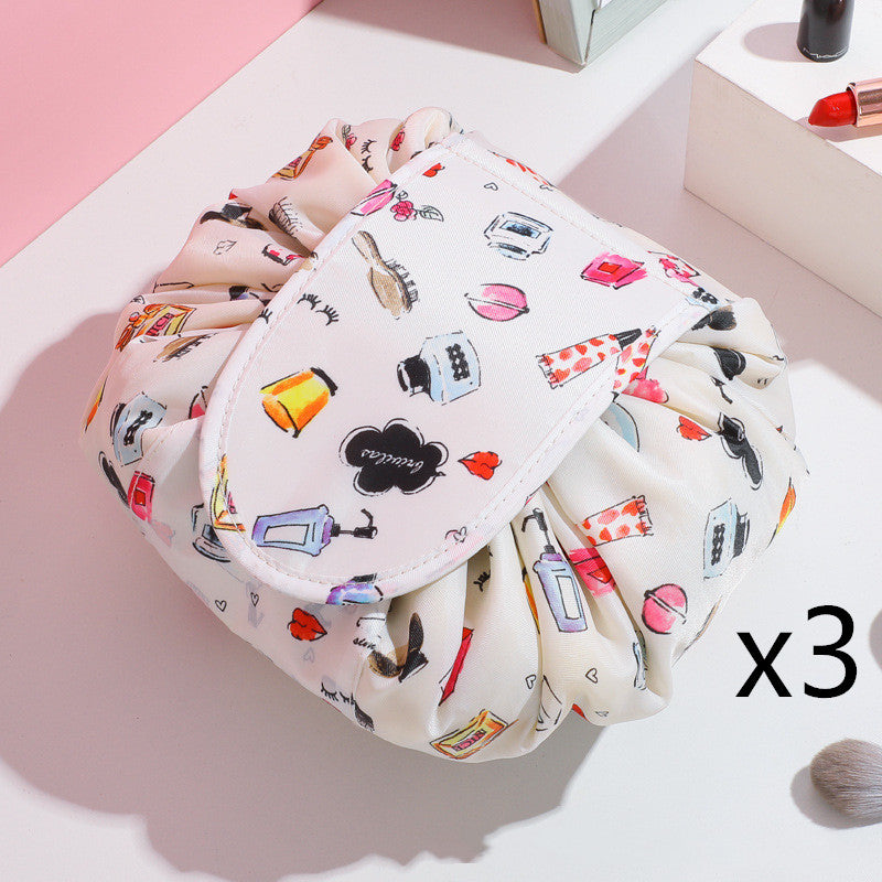 Minimalist Large Cosmetic Travel Organizer - Simple & Portable Beauty Storage Bag