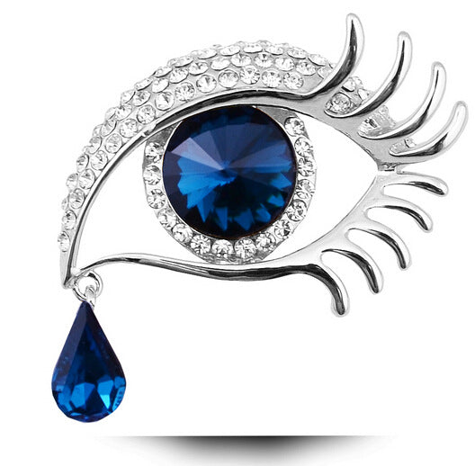 Diamantprydd brosch