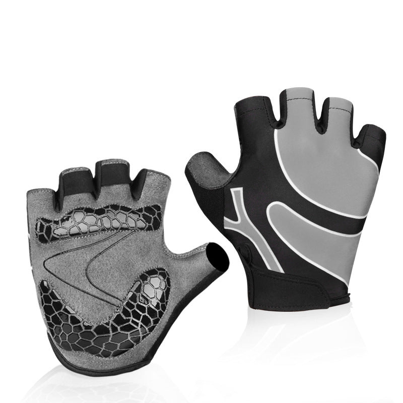 Halvfinger fitnesshandskar mountainbikehandskar