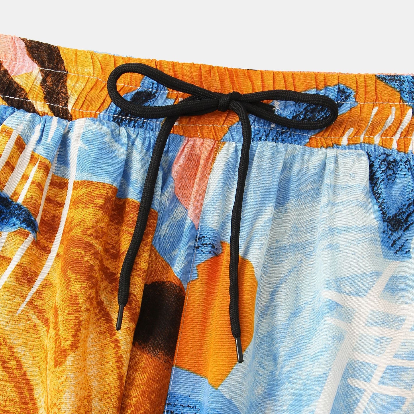 Chemise à manches courtes à la mode Hawaii Beach, deux pièces