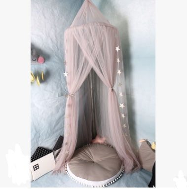 Children's Mosquito Net Baby Crown Army Mesh Bed Tent Tent Star Ornaments
