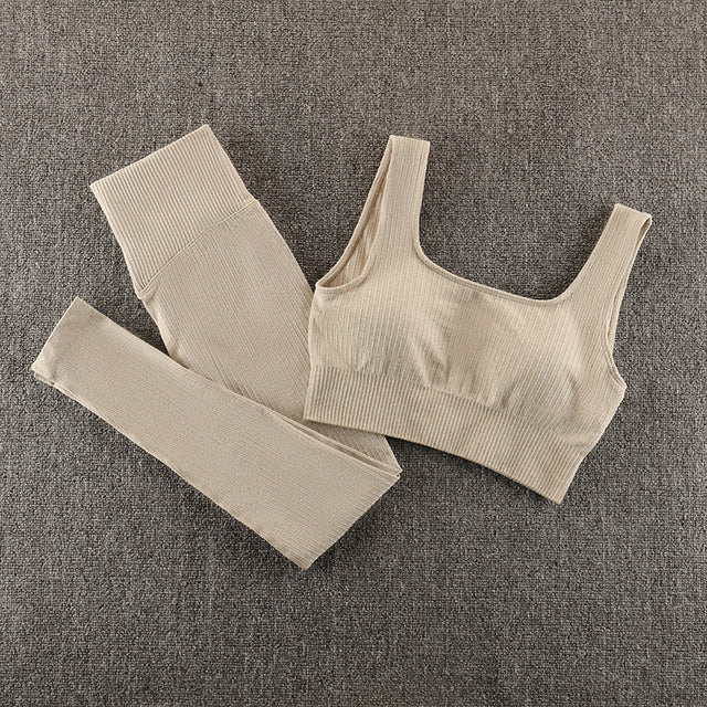 Ensemble de yoga sans couture, vêtements de sport, vêtements de sport, vêtements d'entraînement
