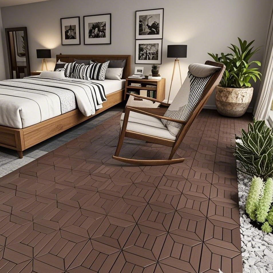 Waterproof, Wear-resistant, DIY Assembly, Garden, Courtyard, Balcony,plastic Flooring