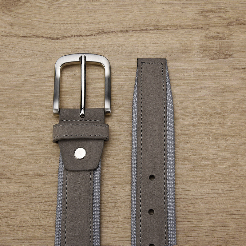 Men's Korean Creative Style Suede Belt - Cultural Inspiration