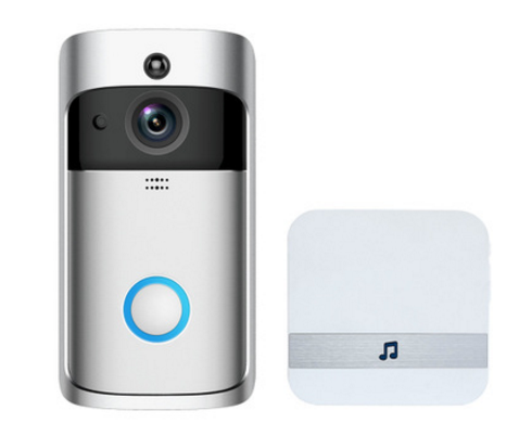 Videodörrklocka Smart trådlös WiFi säkerhetsdörrklocka