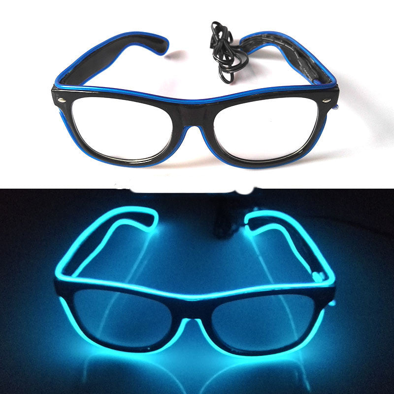 Lunettes lumineuses décoration de fête lunettes LED