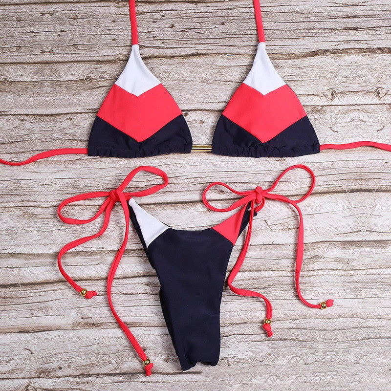 Blommig bikini