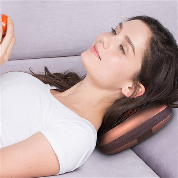 Multifunctional Neck Massager - Electric Massage Pillow for Home & Car