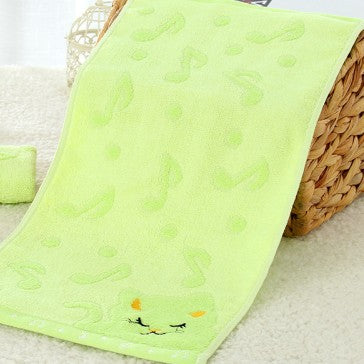 Serviettes de bain pour le visage de chaton en fibre de bambou