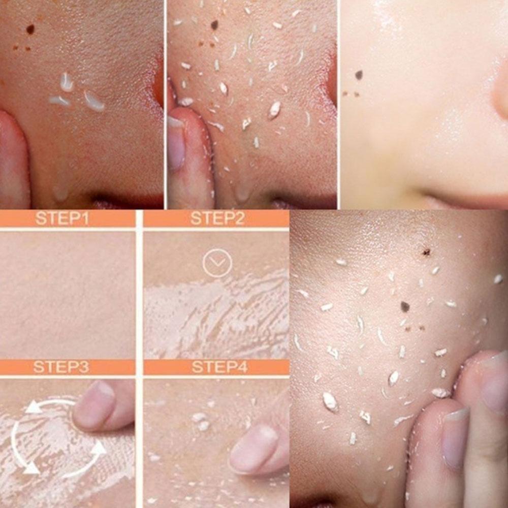 Gel-crème exfoliant pour le visage, concombre, noix de coco, papaye, 100 ml, nettoyant pour le corps