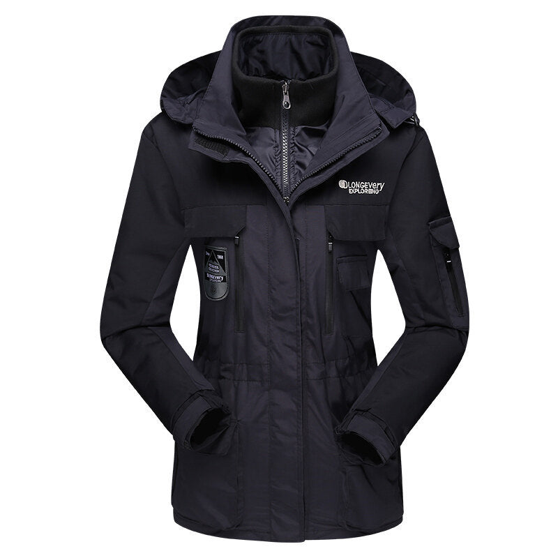 Veste trois en un avec deux vestes détachables