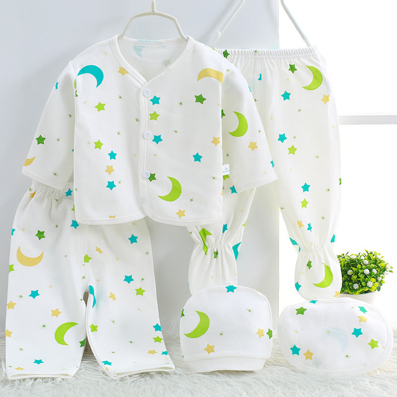 Bomull babykläder våren och sommaren underkläder set