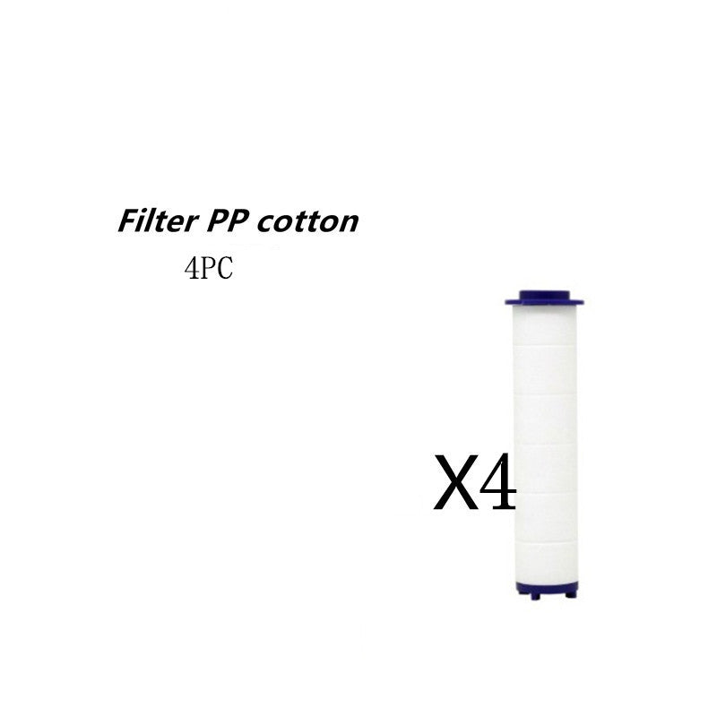 Pommeau de douche à hélice avec bouton d'arrêt et filtre en coton, buse de douche à main haute pression turbocompressée
