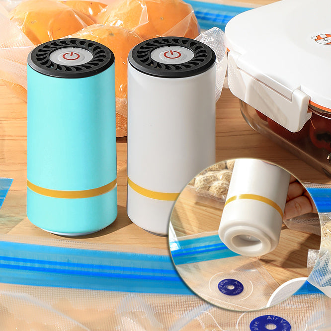 Nouveau Mini scelleur sous vide cuisine Portable USB pompe à air électrique conservation de la fraîcheur Machine de scellage sous vide Portable emballeur d'emballage pour la maison