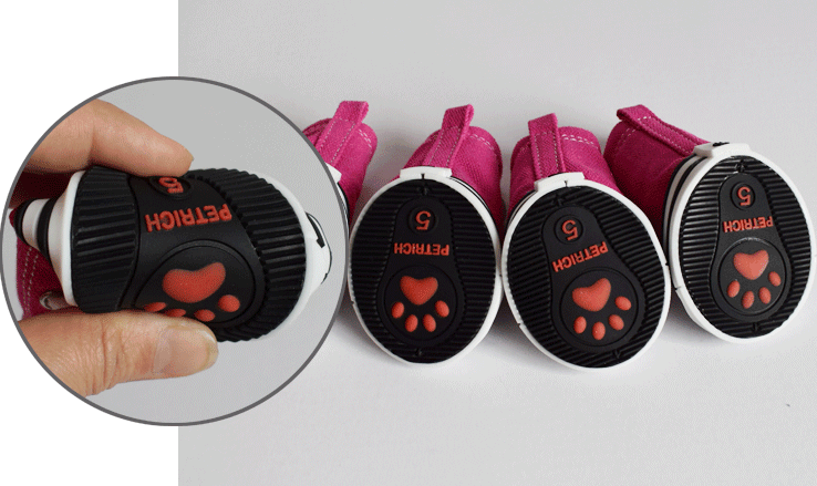 Pet Denim Canvas Shoes - Waterproof Non-Slip Breathable Dog Shoes