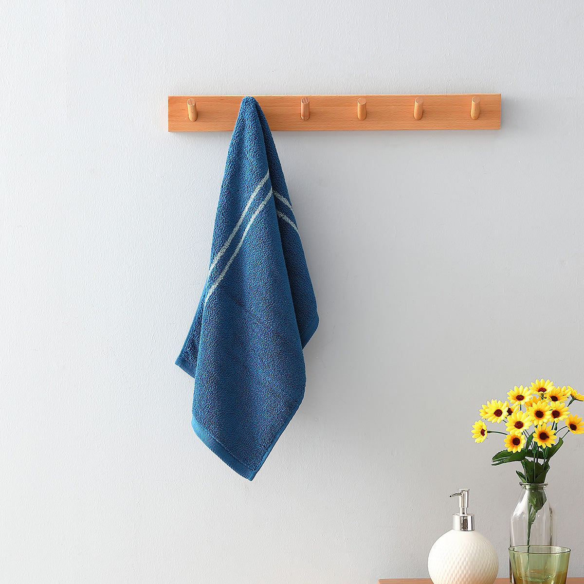 Serviette pour le visage en coton à capteur intelligent