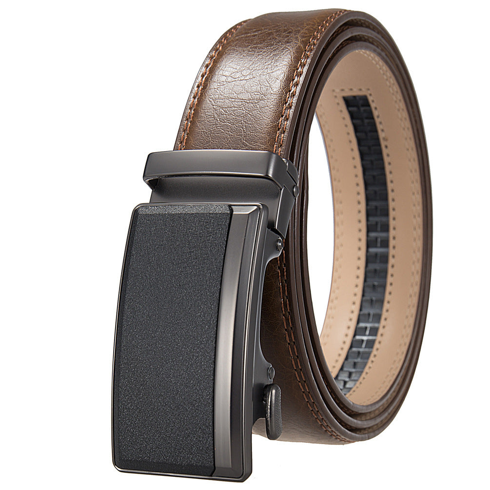 Men's Business Split Leather Belt - Professional Excellence