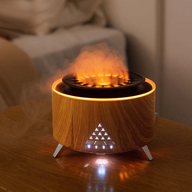 Sunday Relaxation - Remote Control Volcano Humidifier Diffuser